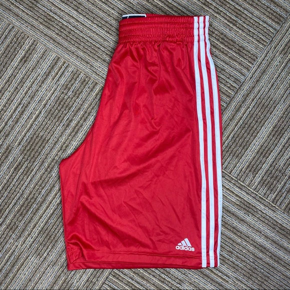 Adidas climalite Three Stripe Athletic Shorts - Picture 2 of 5